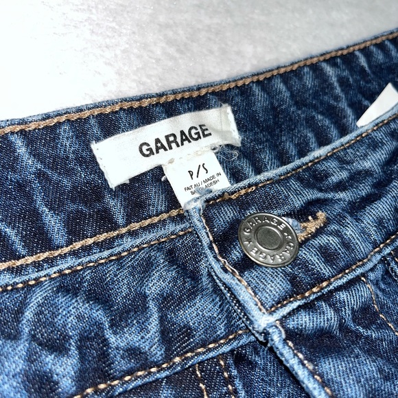 Garage High Waisted Denim Skirt - Picture 3 of 3